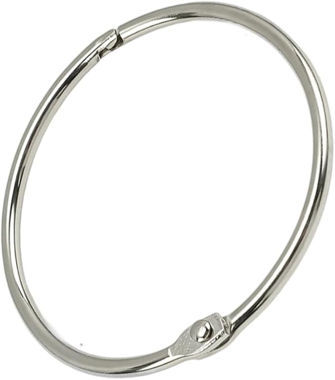 30Pcs Metal Binding Binder Rings Heavy Duty Document Rings by Unknown