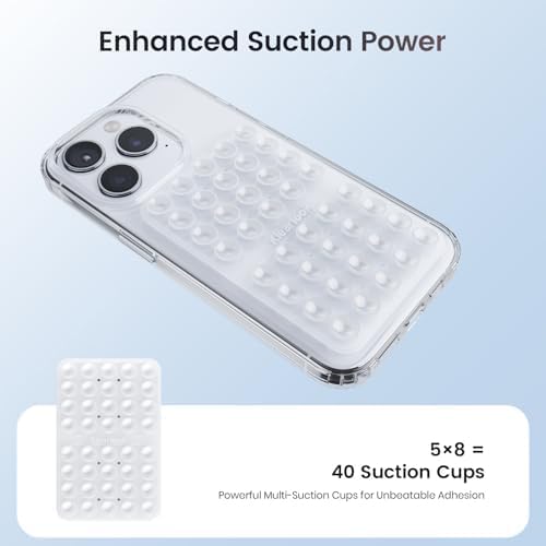Klearlook 4PCS Silicone Double Sided Suction Cup Phone Case, Combination D - Image 3