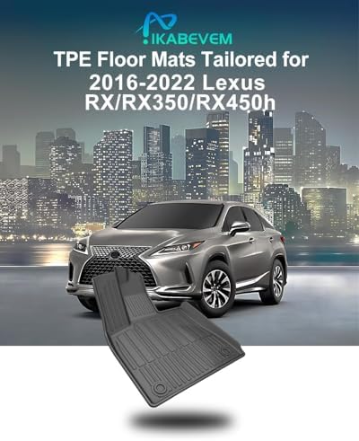 Floor Mats & Trunk Liner for Lexus RX RX350/RX450h 2016-2022 (Not for RXL) - Custom Fit TPE All Weather Car Accessories - Image 2