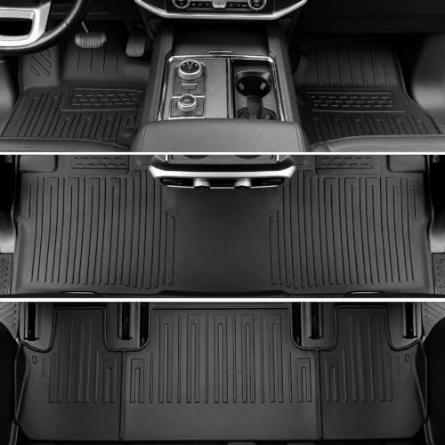 Floor Mats for 2018-2024 Ford Expedition 7-Seat Accessories - Image 3