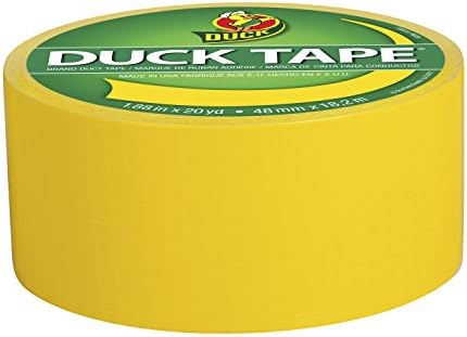 Duck 1304966 Tape, Yellow Sunburst, 1.88" x 20 Yards, Single Roll - Image 2