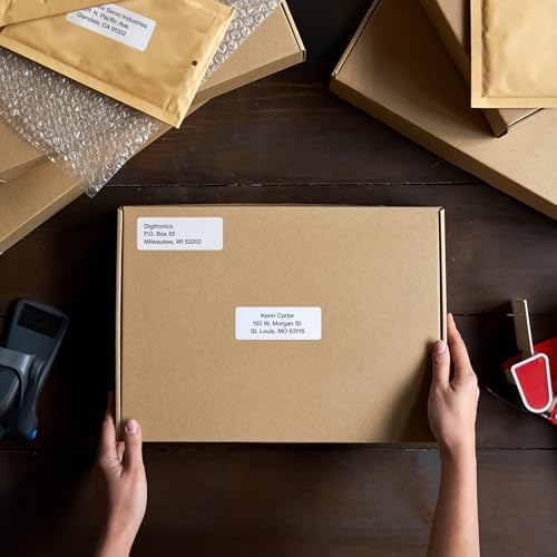Redi-Tag Printable Address Labels, Customizable Stickers, 1" x 2-5/8", White, 750 Blank Mailing Labels for Inkjet and Laser Printers (1009573) - Image 5