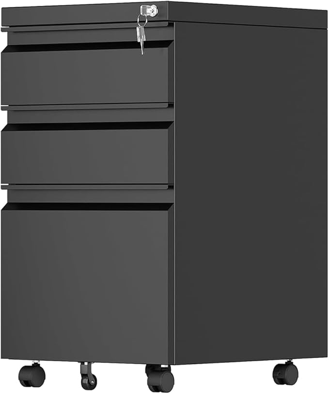 Aobabo 3 Drawer File Cabinet by Aobabo
