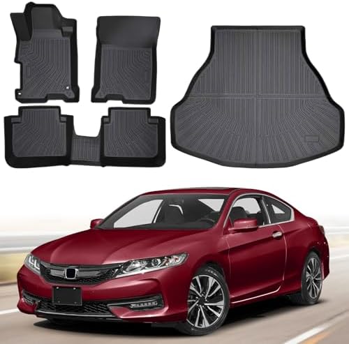 Floor Mats Cargo Liner for Honda Accord 2013-2017 (Sedan ONLY) by JAOGAUS