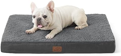 Bedsure Washable Dog Bed Medium Size Dog with Comfy Sherpa, 30IN Dark Grey by Unknown