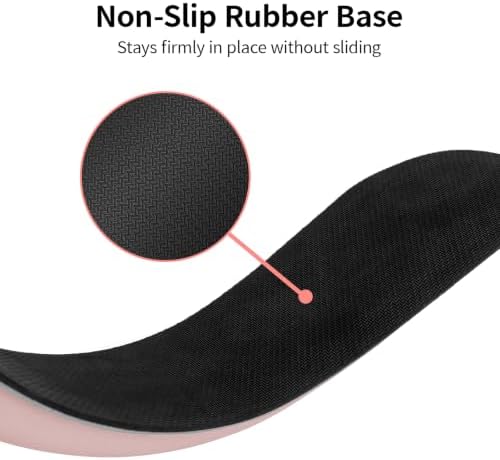 Bloss 2 Pink Wrist Rest for Mouse & Keyboard, Ergonomic Wrist Support - Image 4