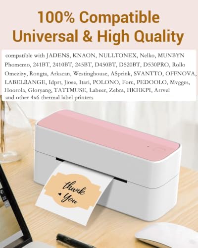 Phomemo Brown Creativity Thermal Labels for Shipping Label Printer 500 PCS - Image 5
