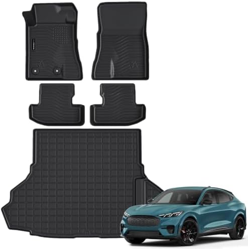 AUXKO Floor Mats Cargo Mat for Ford Mustang (Not for Mach-E) 2015-2026 by AUXKO