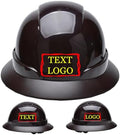 Customized Safety Hard Hat Construction Work Safety Helmet Adjustable Ratchet Suspension Full Brim with Abs Shell Construction hat by YOWESHOP