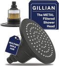 HammerHead Metal Filtered Shower Head High Pressure Removes Chlorine by HammerHeadShowers
