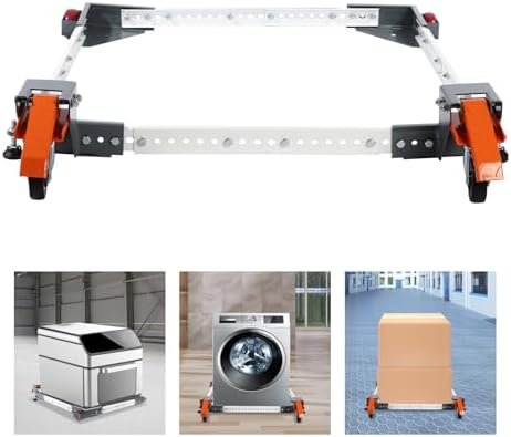 Mobile Base Heavy Duty Adjustable with Universal Wheels for Home Appliances and Mechanical Devices Strong Load Capacity up to 650 lbs - Image 6
