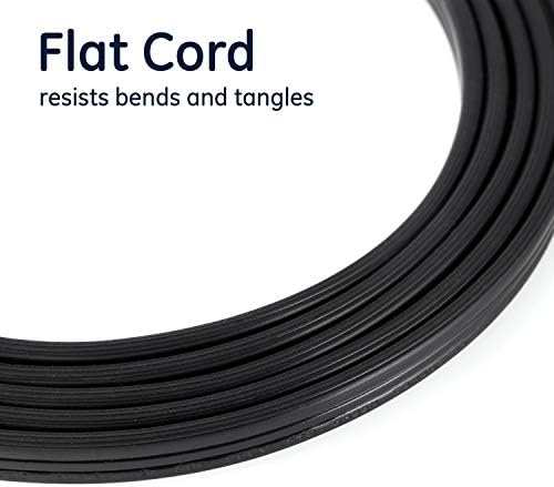 GE 3-Outlet Flat Extension Cord 15 Ft Grounded Extension Cord - Image 4