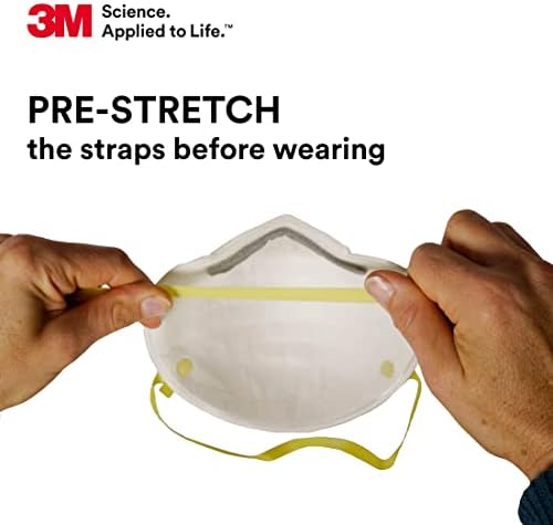 3M Particulate Disposable Respirator 8210, N95, Pack of 20, NIOSH APPROVED - Image 3