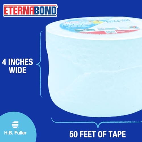 EternaBond RoofSeal White 4" x50' MicroSealant UV Stable RV Roof Seal Repair Tape | 35 mil Total Thickness - EB-RW040-50R - One-Step Durable, Waterproof and Airtight Sealant - Image 6