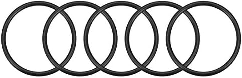 uxcell Nitrile Rubber O-Rings 52mm OD 45mm ID 3.5mm Width, Metric Nitrile Rubber Sealing Gasket for Automotive Machine Plumbing, Pack of 5 by uxcell