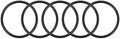 uxcell Nitrile Rubber O-Rings 52mm OD 45mm ID 3.5mm Width, Metric Nitrile Rubber Sealing Gasket for Automotive Machine Plumbing, Pack of 5 by uxcell