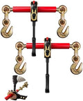 Impact Wrench Ratchet Binders (2-Pack) - for 3/8" & 1/2" Chain, 9200 lbs WLL | Heavy-Duty Cargo Tie-Down & Load Securement by Unknown