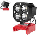 Azocek LED Work Light Compatible with Milwaukee 18V Battery 6000LM Lighting by Azocek