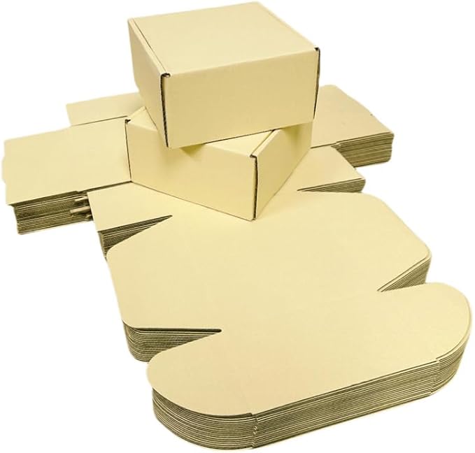 15 Pcs 6 x 6 x 3 inches Corrugated Cardboard Gift Boxes Recyclable Shipping - Image 4