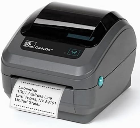 (8400 Pcs/3-Proof 1" Core) Labelebal 12 Rolls 3" x 2" Direct Thermal Label (76mm x 51mm) Multipurpose Shipping Address Mailing Barcodes Labels Compatible for Zebra 2844 & Rollo Desktop Label Printer - Image 6