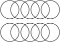 uxcell Nitrile Rubber O-Rings 120mm OD 115.2mm ID 2.4mm Width, Metric Sealing Gasket for Automotive Machine Plumbing, Pack of 10 by uxcell