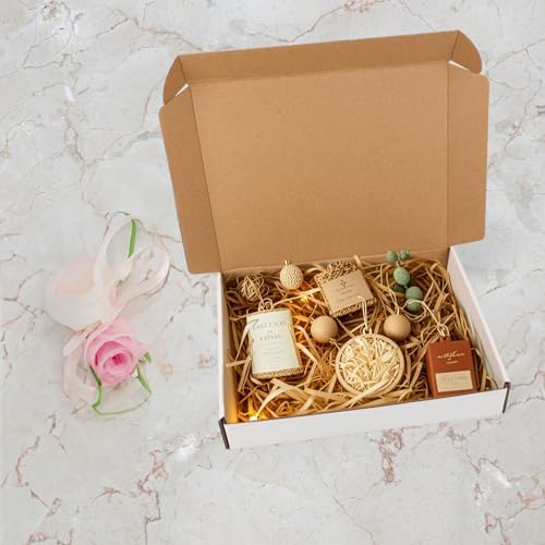HORLIMER 12x9x2 Shipping Boxes Set of 30, White Corrugated Cardboard Mailer Box for Packing Small Business - Image 6