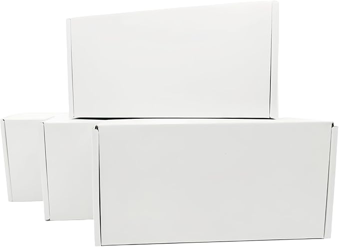 7x3.5x2 inch Small White Mailers Boxes Recyclable Corrugated Gift Box - Image 5