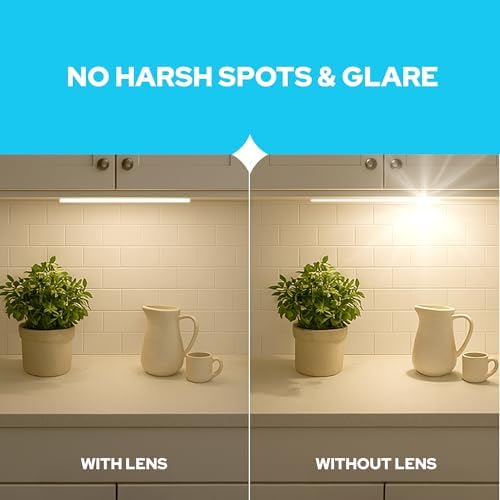KASTLITE Smooth Under Cabinet Light Lens Diffuser, 42" × 2-7/8"×1-3/8" - Image 5