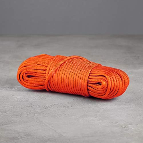 Amazon Basics 550 Type III Paracord, 7-Strand Nylon Core, High Strength for Hiking, Camping, Survival and DIY Crafts, 5/32 in x 100 ft (4mm x 30.5m), Orange - Image 6