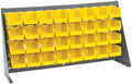Quantum Storage Systems QBR-3619-210-32YL Ultra Bin Complete Bench Rack Package with 32 Ultra Bins, 36" x 8" x 19" , Yellow by QuantumStorageSystems