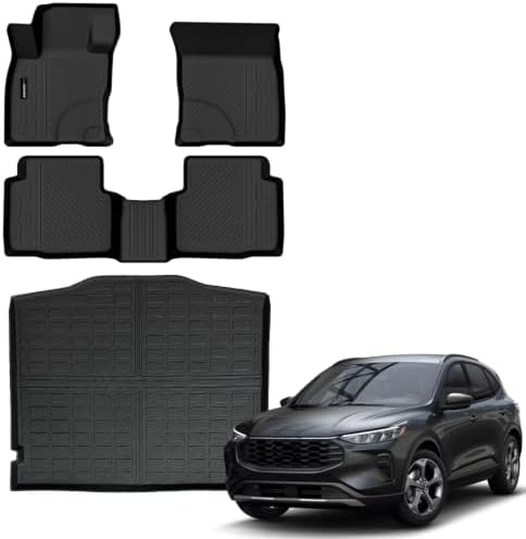 Auxko Floor Mats Cargo Mat for Ford Escape 2020-2025 2026 Gasoline by AUXKO
