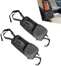 2PCS Car Seat Storage Hanging Bag, Multi-Pocket Seat Side Organizer with Mesh Pocket, Multifunctional Storage Pouch for Phone Wallet Glasses Drink, Universal Car Holder for Sedans SUVs Trucks by Unknown