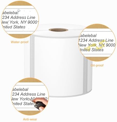 (8400 Pcs/3-Proof 1" Core) Labelebal 12 Rolls 3" x 2" Direct Thermal Label (76mm x 51mm) Multipurpose Shipping Address Mailing Barcodes Labels Compatible for Zebra 2844 & Rollo Desktop Label Printer - Image 5