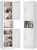 16 inch Wide Pantry Cabinet with Adjustable Shelves, Narrow Storage Cabinet by Unknown
