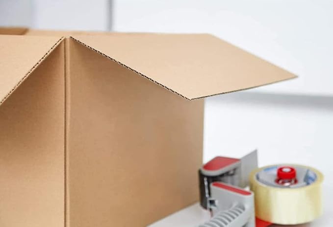 Secure Seal - 9x4x4 Pack of 100 Corrugated Cardboard Packing Shipping Mailing - Image 6
