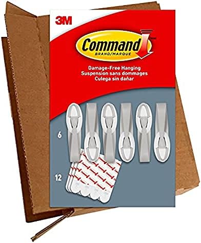 Command™ Plastic Garland Hanger, Garland Green, 6 bundlers, 12 Strips by Command