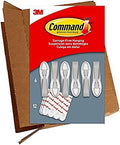 Command™ Plastic Garland Hanger, Garland Green, 6 bundlers, 12 Strips by Command