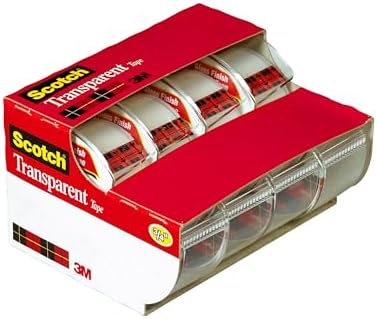 Scotch Transparent Tape, 3/4 x 850 Inches, 4 Dispensered Rolls, Clear - Image 2