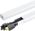 Yecaye 142in Wall Cord Hider for 2-3 Cords, W0.94in H0.47in, White by Yecaye