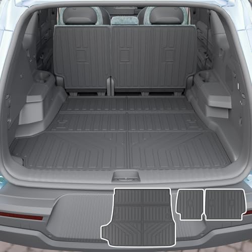 Rongtaod Cargo Mat & Backrest Mats for 2025 2026 Toyota 4Runner Gas 5 Seats by Rongtaod