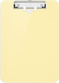 Hongri Plastic Clipboard with Pen Holder, Nurses and Women, Low Profile Clip by Hongri