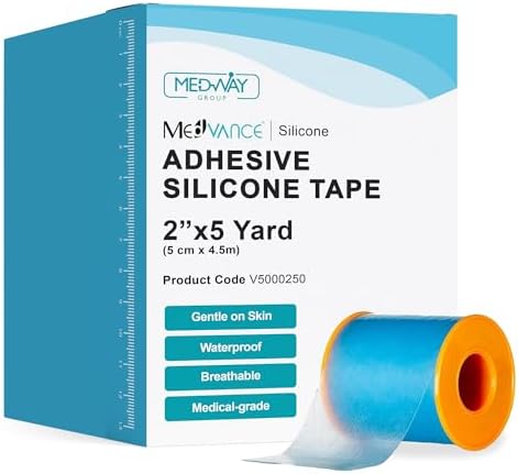MedVance Silicone Adhesive Medical Tape, Scar Sheet, 2" x5' (1 Pack) by Medvance