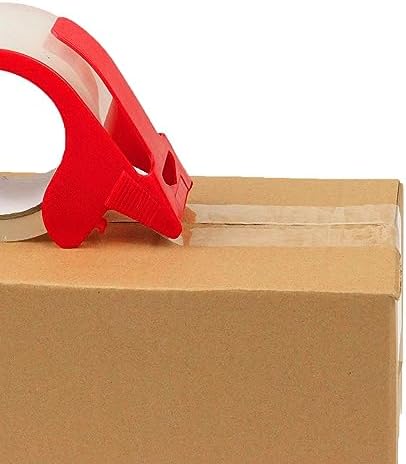 2-Pack No Noise Clear Packing Tape with Dispenser,2.7mil x 1.88" x 55Yds Heavy Duty Noiseless Packing Tape,Clear Packaging Tape for Shipping, Industrial Grade Moving Tape for Boxes COSIMIXO - Image 7