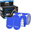 CKeep Kinesiology Tape precut Strips, 40 Count Elastic k Tape, Blue by Createabetterworldwiththegreateststrength