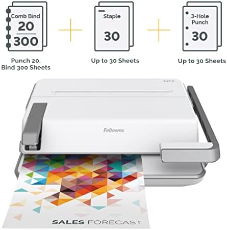 Fellowes Patented Lyra 3-in-1 Binding Center 5603001 - Image 4