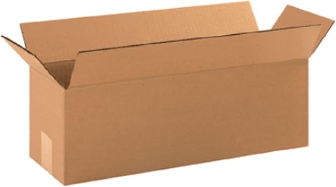 Secure Seal - 18x6x6 Pack of 100 Corrugated Cardboard Packing Shipping Mailing by Secure+Seal