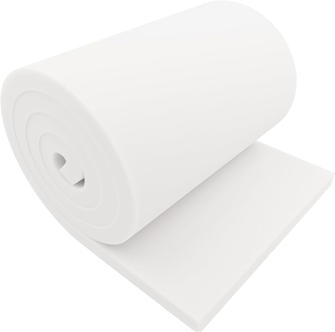 GoTo Foam 1" Height x 36" Width x 72" Length 44ILD Upholstery Cushion Made in - Image 2