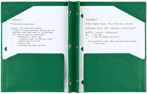 Five Star 2-Pocket Folder,Plastic Folder with Stay-Put Tabs and Prong Fasteners,Holds 8-1/2" x 11" Paper,Black,Fire Red,Forest Green,Pacific Blue (38048),(Pack of 24) - Image 2