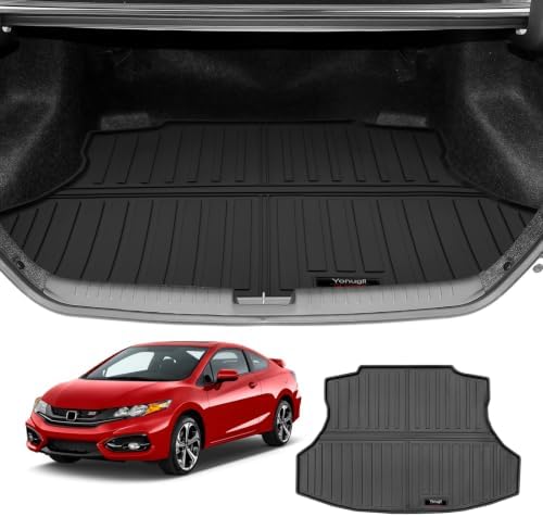 Custom for 2012-2015 Honda Civic Sedan Cargo Mats Trunk Liner All Weather TPE Protection Mat Accessories (for 2012-2015 Honda Civic) - Image 2