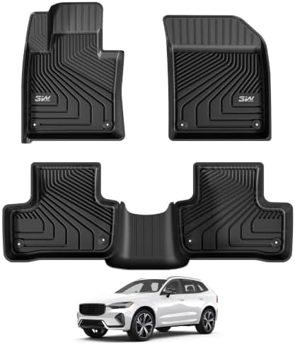 3W Floor Mats for Volvo XC60 2018-2025 2026 (Not for Hybrid or Phev) by 3W